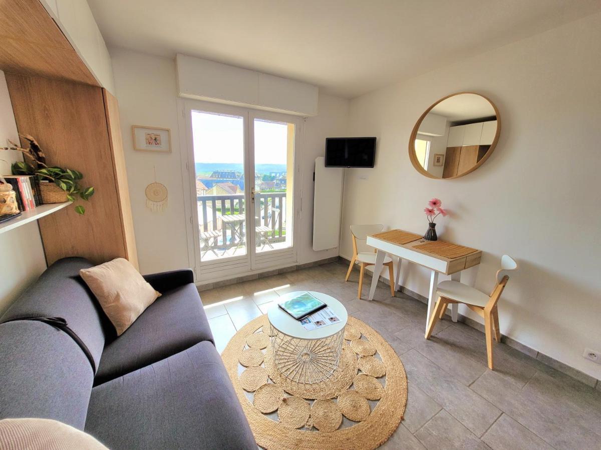 M2M Studio Magnifique Vue Mer - Avec Balcon - Les Pieds Dans L Eau! Blonville-sur-Mer Eksteriør bilde
