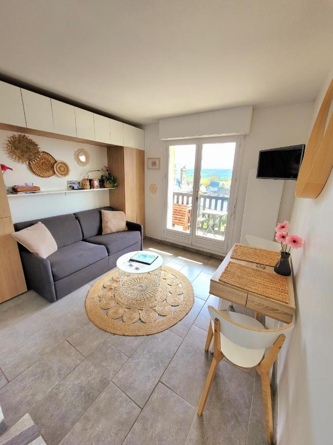 M2M Studio Magnifique Vue Mer - Avec Balcon - Les Pieds Dans L Eau! Blonville-sur-Mer Eksteriør bilde