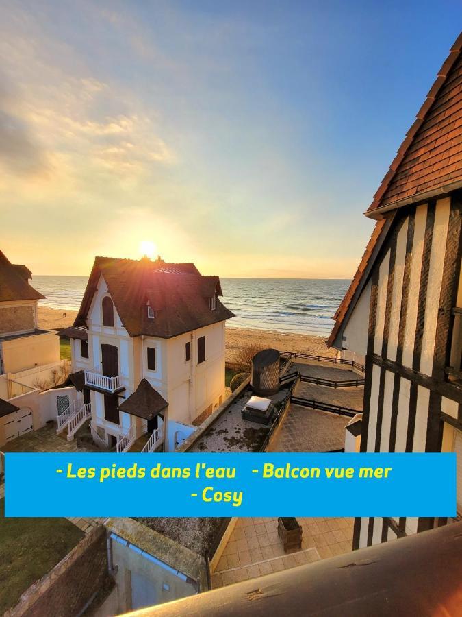 M2M Studio Magnifique Vue Mer - Avec Balcon - Les Pieds Dans L Eau! Blonville-sur-Mer Eksteriør bilde