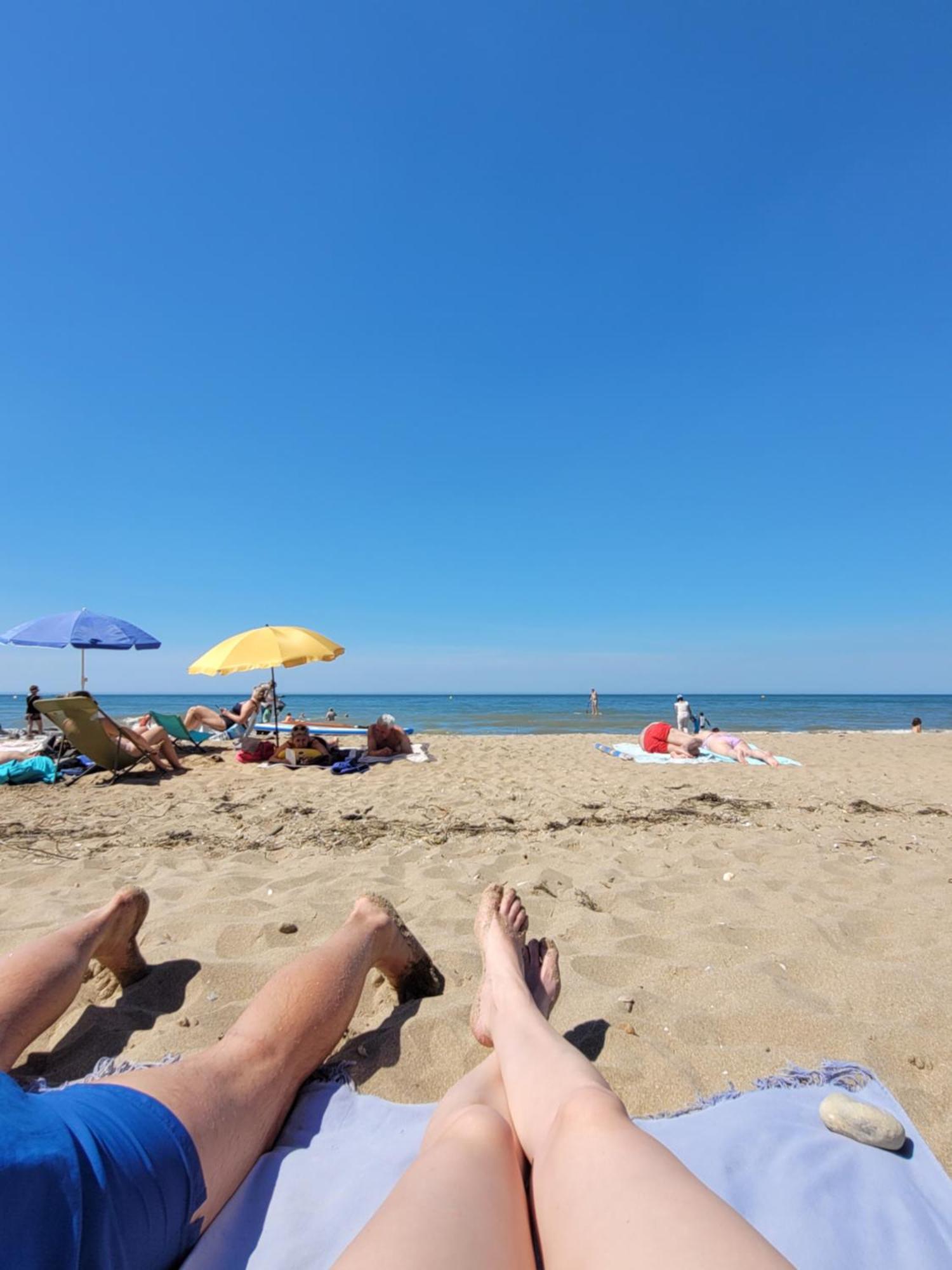 M2M Studio Magnifique Vue Mer - Avec Balcon - Les Pieds Dans L Eau! Blonville-sur-Mer Eksteriør bilde