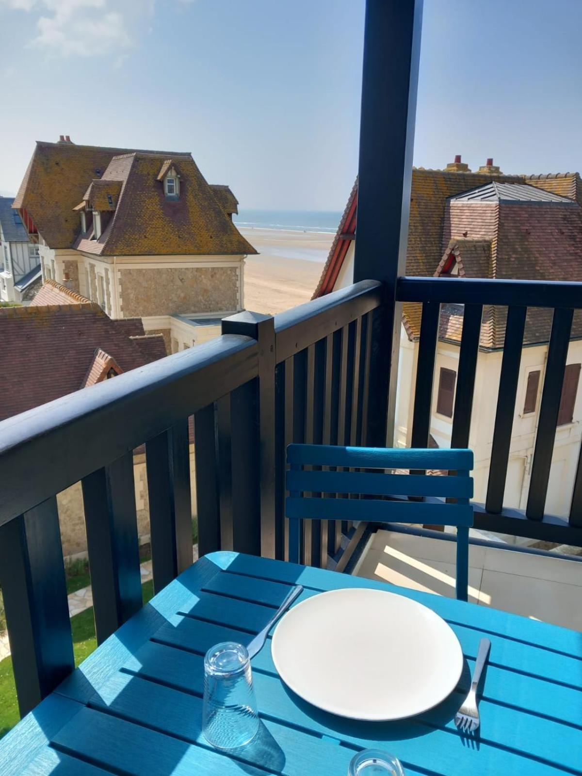 M2M Studio Magnifique Vue Mer - Avec Balcon - Les Pieds Dans L Eau! Blonville-sur-Mer Eksteriør bilde